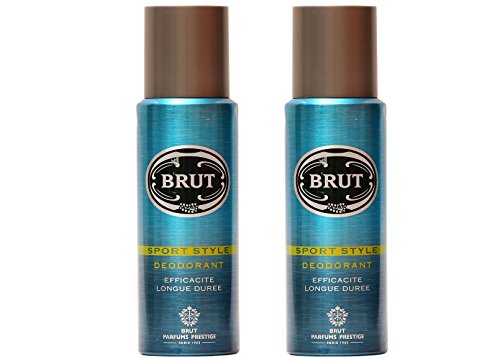 Brut Sports X 2 Deodorant Spray (Each 200Ml) Pack Of 2