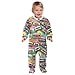 Emelivor Colorful Tapes Baby Newborn Pajamas Outfits Cotton Sleepwear Outfits for Girls Boys Kids