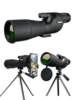 Spektiv Monokular Teleskop Hohe Vergrößerung HD 25-75x60 Variabler Multiplikator Low Light Nachtsicht für Zielschießen Jagd Vogelbeobachtung Wildlife Landschaft