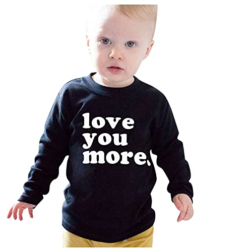 Sweatshirt baby kinderen trui ronde hals lange mouwen effen briefprint warm bovendeel top longsleeve casual trui lange… - Image 3
