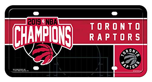 NBA Toronto Raptors Metal License Plate Tag