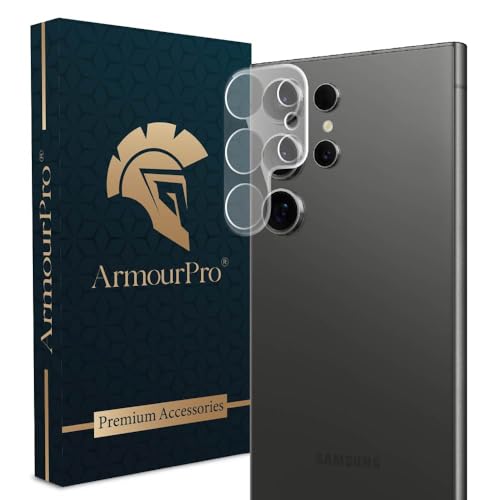 Image of ArmourPro Premium Camera Lens Protection Compatible with Samsung Galaxy S25 Ultra (6.8 Inches) With Edge-To-Edge Protector Coverage (Full Clear) (Pack of 1)