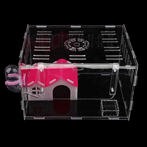 Homozy C86591CD0B896CED4DF530ED6064BE36 Hamster Small Acrylic Cage Habitat Playhouse Gerbil Mouse Accessories thumb #2