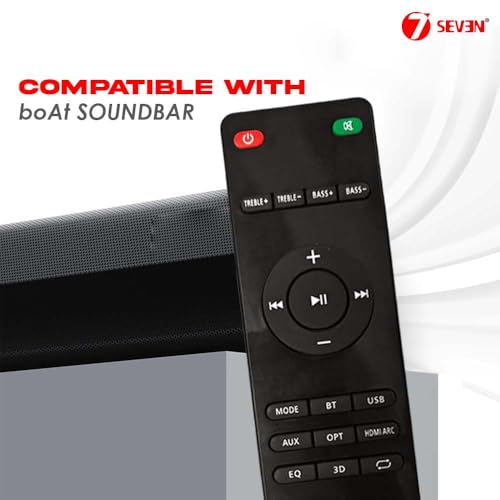 Image of 7SEVEN Compatible with Boat Remote Control Suitable for Aavante Bar 1190 1198 1600D /1650D 1680D 1800 Models Soundbar Subwoofer Music System Remote Controller