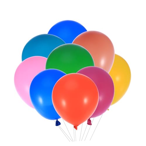 GARIOUANS 18 piezas Globos de Látex Redondos de Mezcla de Colores para Decoración de Fiesta y Bodas Juguete para Ambiente Festivo