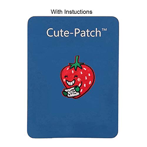 Cute-Patch Cute Strawberry Mini Embroided Iron On Patch Sew On Applique Fruit Food Patches Small Size #TOP2