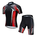 Cycling Jersey Set Men Summer Biking Jersey Top Bike Shorts Bottom MTB Clothing