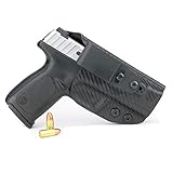 FoxX Holsters Deluxe Trapp Kydex IWB Holster - Smith & Wesson SD9VE & SD40VE Our Smallest Inside Waistband Holster Adjustable Cant & Retention, Conceal Carry (Carbon Fiber Black)