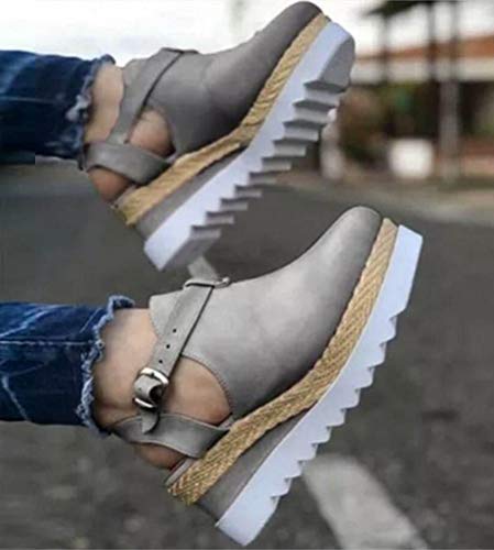 Minetom Sandali Donna Moda Fibbia con Cinturino