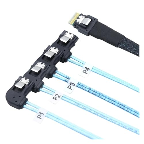 Cable adaptador PCIE Slimline S/AS 4.0 38P 100cm miniatura 4