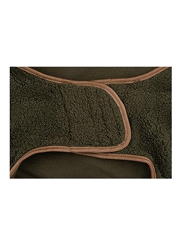 JACK PYKE Sherpa Fleece Hundemantel Dark Olive M