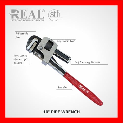 Image of Real Heavy Stillson 24 Inch Pipe Jaw Wrench for All Purposes
