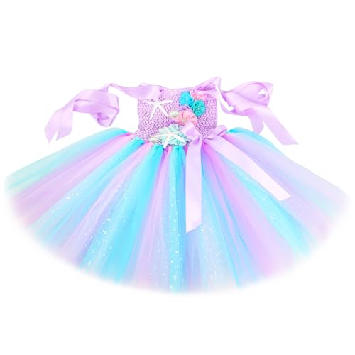 Disfraz de sirena para niñas 9-10 años miniatura 5