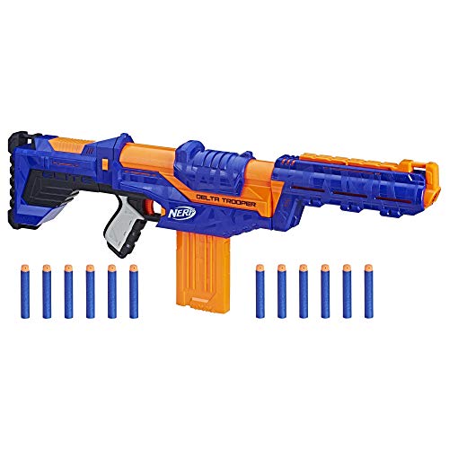 Hasbro E1911 Nerf N-Strike Elite Delta Trooper, Spielzeugblaster mit ansteckbarer Schulterstütze Hasbro E1911 Nerf N-Strike Elite Delta Trooper, Spielzeugblaster mit ansteckbarer Schulterstütze