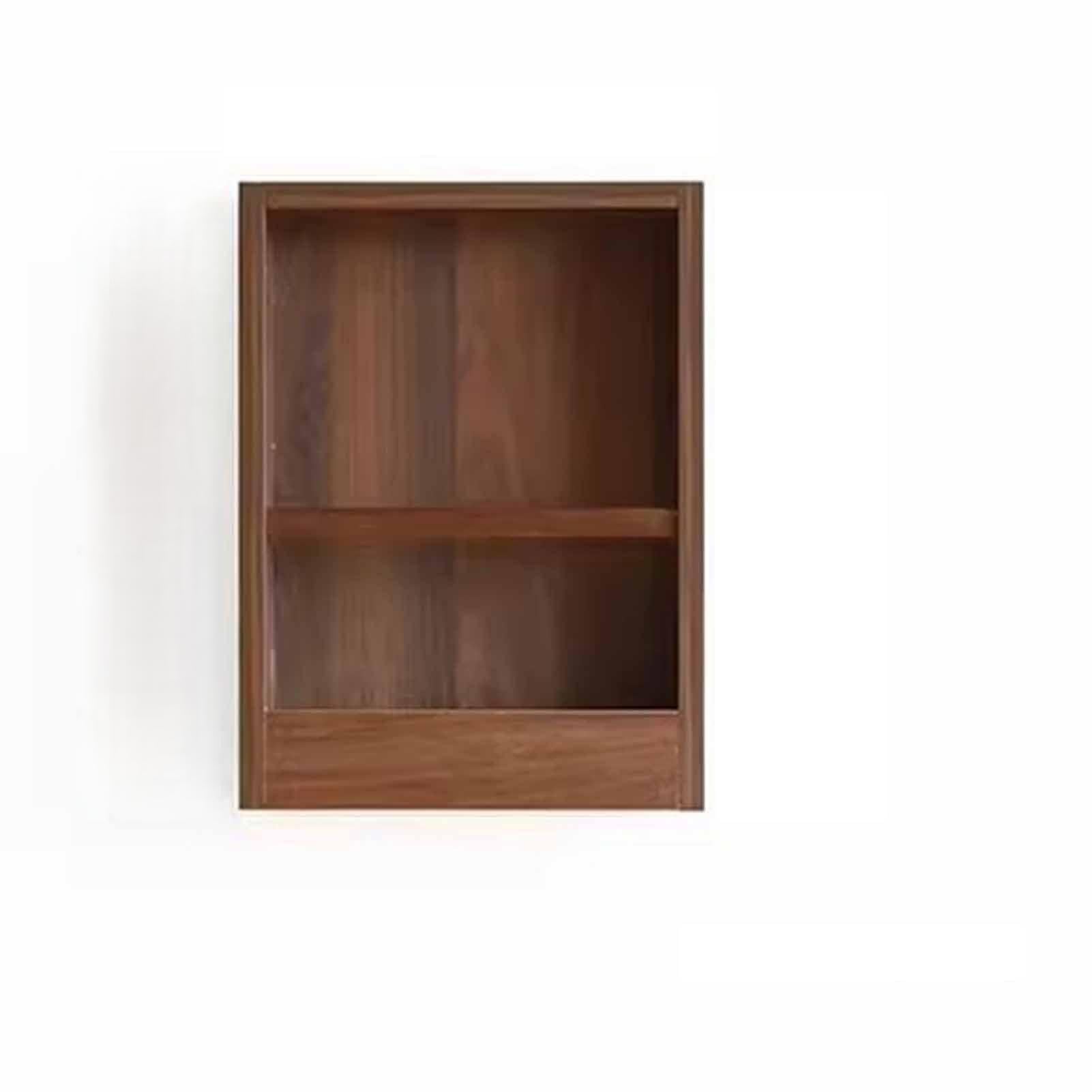 Porte-revues mural en bois marron de 38 cm pour ranger vos livres