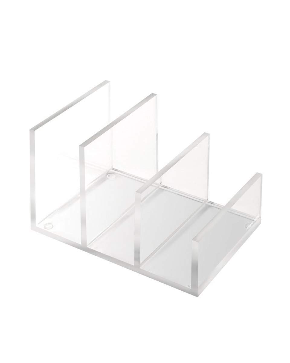 RUSSELL+HAZEL Acrylic Mini Desktop File Collator, Clear, 4.75” x 6.756” x 4” (31732)