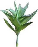 YSSZAM Green Artificial Succulents Aloe, Fake Aloe Realistic DIY Home Decor Faux Fake Succulents Floral Arrangement Artificial Plants and Greenery Outdoor and Indoor Decor