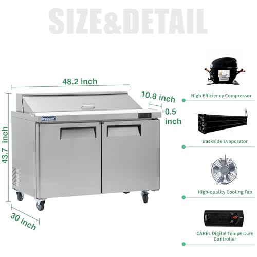 True commercial refrigerator reach-in
