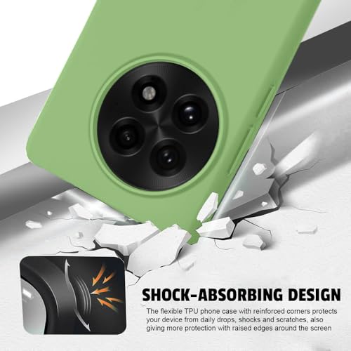 Image of LIRAMARK Liquid Silicone Soft Back Cover Case for OnePlus 13 /1+13 5G (Mint Green)
