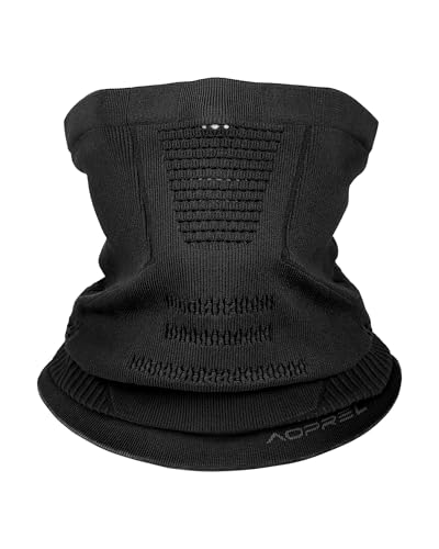 AOPREL Schlauchschal Herren 2 Stück/ 1 Stück Halbe Sturmhaube Halstuch Multifunktionstuch Winddicht Halswärmer Loop Schal Atmungsaktiv Neck Gaiter Gesichtsmaske für Winter...