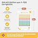 Gumpie Zahlen von 1-100 Lernposter für Kinder 1. Klasse (DIN A3) - Zahlenposter Grundschule Mathe zum spielerischen Rechnen - Klassenzimmer & Kinderzimmer Deko als Rechenhilfe - Hundertertafel