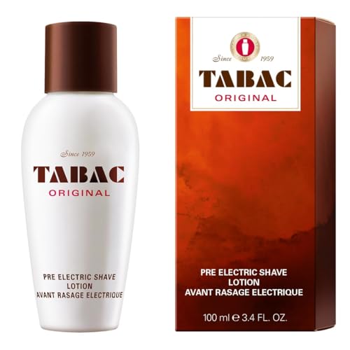Tabac Original | Pré-rasage électrique – Préparation de la peau avant le rasage électrique – avec le parfum de l'original | 100 ml