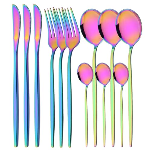 Set Cuchillos Cocina 12 Piezas Acero Inox Base