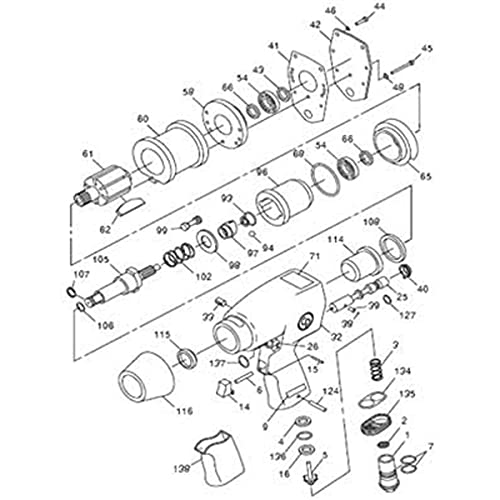 Chicago Pneumatic CA149747 Kit Repair Cp0772h