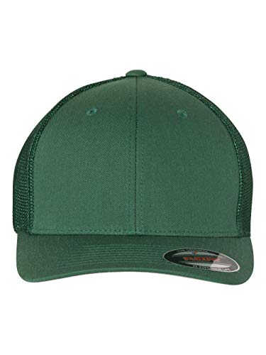 Image of Flexfit Unisex Mesh Fitted 2-Tone Trucker Hat, One Size