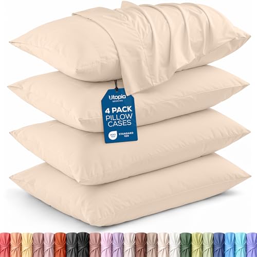 Pillow Cases King Size Set of 2, Ultra Soft Comfy...