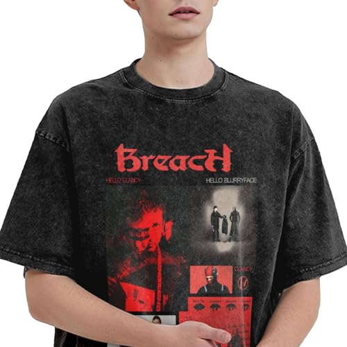 Twenty Music One Pilots 2025 Music Tourt-Shirt Men Comfortable Comfortable Cotton Retro Tops Black3