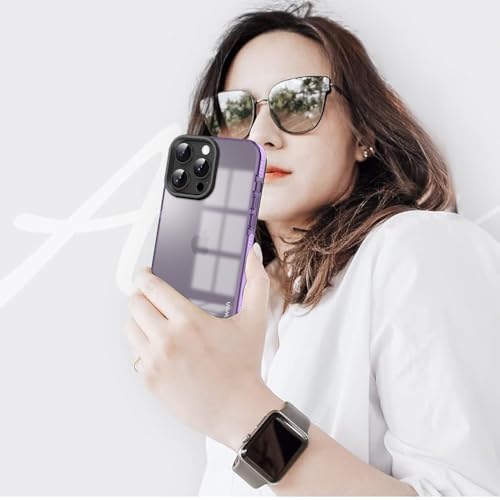 Image of KARWAN Back Cover|iPhone 16 Pro Back Cover |Polycarbonate Material| Full Camera Protection |Perfectly Fit| Case for iPhone 16 Pro - Purple