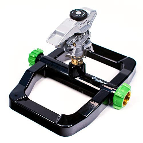 Raigro Lawn Sprinkler All Metal Sprinkler - 360 Degree Pulsating Garden Sprinkler - Waters Up To 85 Feet In Diameter, Adjustable Spraying Area And Distance, Water Sprinkler For Lawn #TOP1