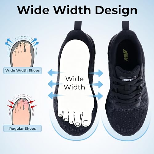 Image of Women's Walking Shoes for Plantar Fasciitis Pain Relief Arch Support Orthotic Tennis Sneakers Supportive Comfortable for Gym Workout US 5.5-11