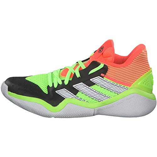 adidas Harden Stepback, Zapatillas Deportivas Unisex Adulto, Noir Jaune Foncã Gris Clair, 44 EU