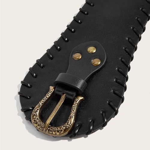 Elegant Women's Waistband Elastic Waist Belt PU Leather Waist Decoration Birthday Evening Event And More Stylish Accessory3