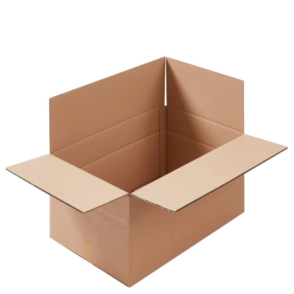 BB-Verpackungen 20x Faltkartons 585x385x275/175mm 1-wellig braun (20 Stück)| Großer Versandkarton, ideal als Warensendung, DHL Paket, GLS/DPD XL-Paket