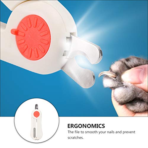 Cortadores de unhas para animais de estimação Balacoo com luz de LED, cortador de garra, ferramenta