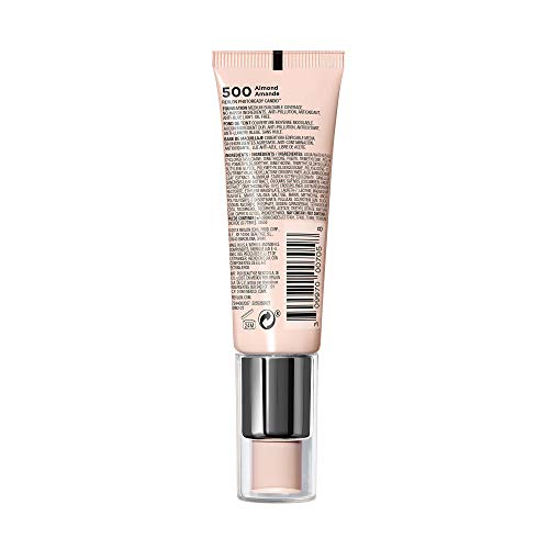 Revlon Photoready Candid Natural Finish Foundation, With Anti-Pollution, Antioxidant, Anti-Blue Light Ingredients, 500 Almond, 0.75 Fl. Oz. #TOP1