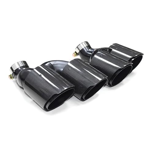 Embout d'échappement quad en carbone pour protection silencieux A7