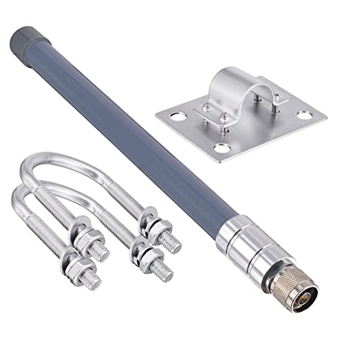 YILIANDUO 868MHz Lora Antenne 3DBI Fiberglas Antennen Omni-Richtungsantenne FRP Antenne mit N-Typ Stecker für HNT Helium Netzwerkgeräte Bobcat-Hotspots Cover