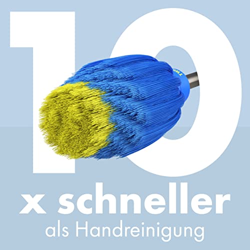 TWISSTAR® Felgenbürste - Der Felgenreiniger als Bürstenaufsatz für Akkuschrauber und Bohrmaschine - Für Auto und Motorrad - Geeignet für Alufelgen u.v.m. - Profi-Tool zur Autoreinigung
