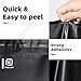 POLYSELLS 100 pcs 12x15.5 Inches Black Poly Mailers Shipping Envelopes, Strong Adhesive Sealing, Waterproof, and Tear-resistant Postal Mailing Bags for Clothing, Books, and Accessories