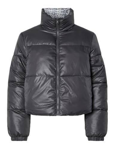 PIECES Puffer Jacket Pcjimma-Chaqueta Acolchada Reversible, Asfalto, x_l Mujeres