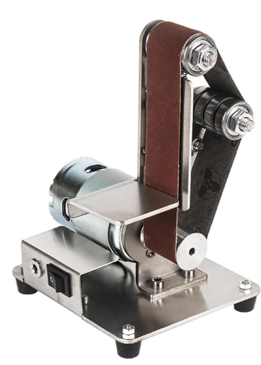 800W Mini Elektrischer Riemenschleifer mit Polierrad 895 Motor