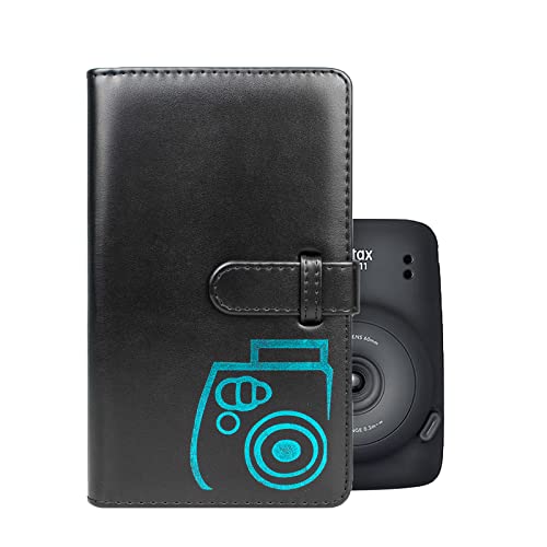 Álbum de fotos, MUZIRI KINOKOO Polaroid Solid Color Album, 3-inch Business Card Álbum Mini Álbum, Suitable for Fuji Instax Mini Camera Cover