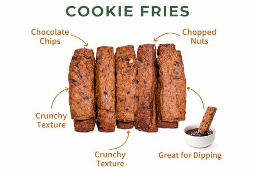 Image of MOM'S BAKERY Homestyle Baked Cookies Fries 200 gm | Crunch Into Chocolate Happiness | Homemade Rich cocoa flavor | T45 Flour, Butter, Sugar, Vanilla Essence | No compromise on taste, Double chocolate cookie sticks | Buttery crunchy snack