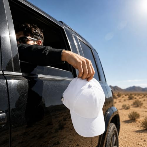 Image of Sports Cap for Men & Women, Lightweight Quick Dry Foldable Baseball Cap with Adjustable Strap, Breathable Sun Protection Hat for Running, Gym, Cricket, Travel & Outdoor Activities