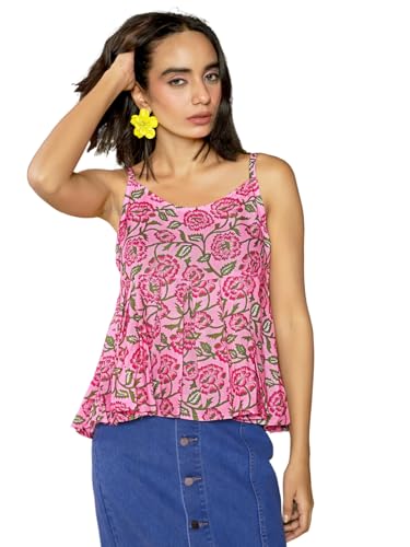 Image of GRECIILOOKS Sleeveless Tops for Women | Casual Tops for Women | Crop Tops for Women | Korean Tops for Women