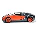 ZHMY 1:32 Bugatti Veyron Alloy Diecast car Model Collection Light&Sound (Orange)